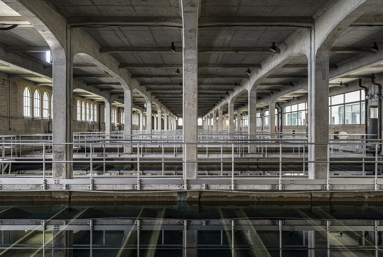     Katrin Faridani, R.C. Harris Water Treatment Plant Main Filtration Pool, 2022. Courtesy of
the artist

