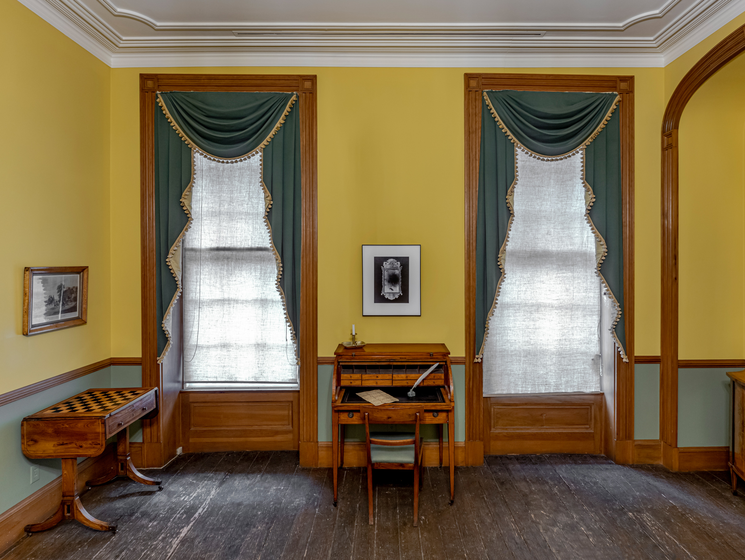     Tereza Zelenkova, The Double Room, installation view, Campbell House Museum, Toronto, 2021. Courtesy of the artist and CONTACT. Photo: Toni Hafkenscheid

