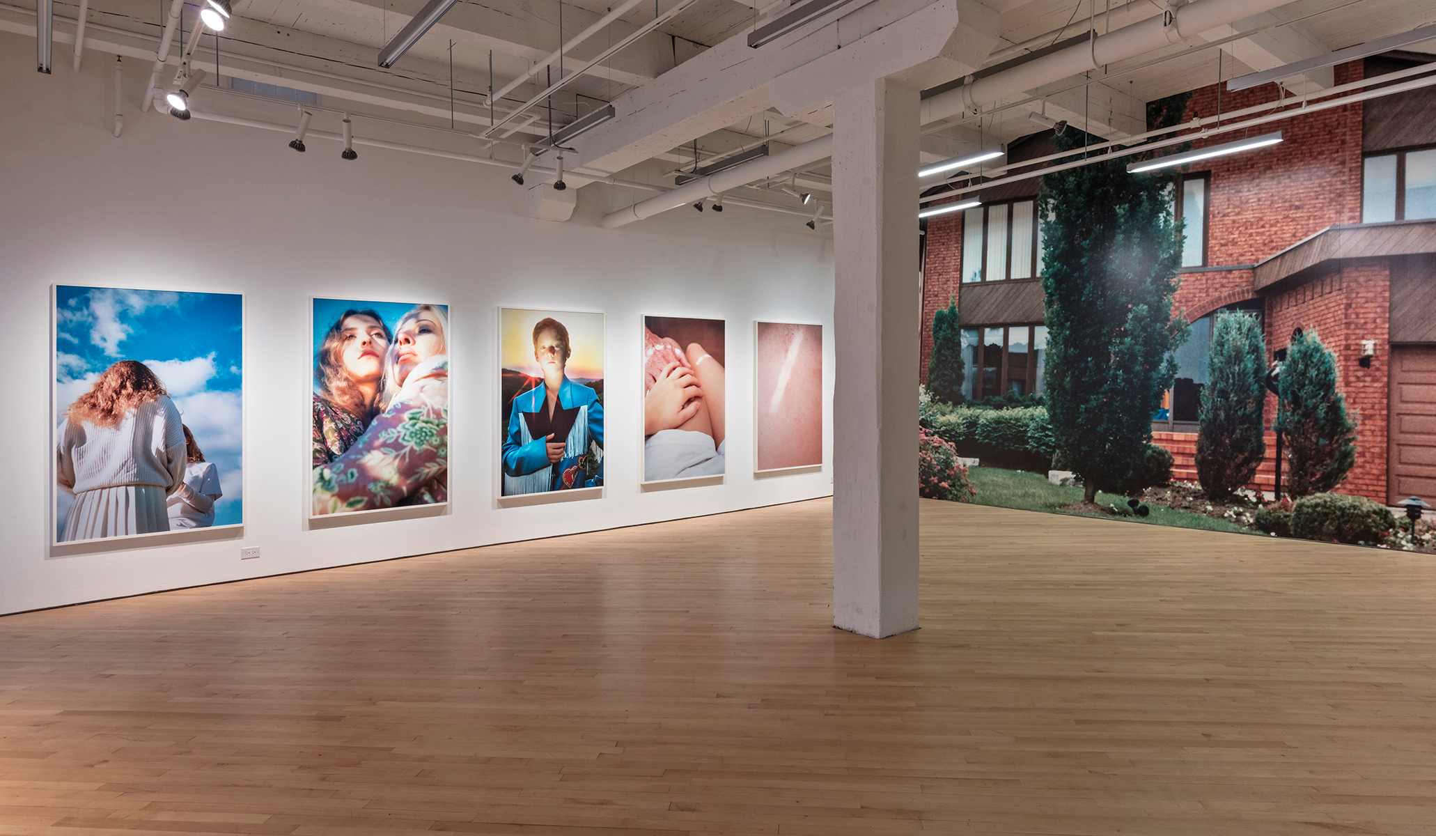     Installation view of Petra Collins, Pacifier, photo by Toni Hafkenscheid.

