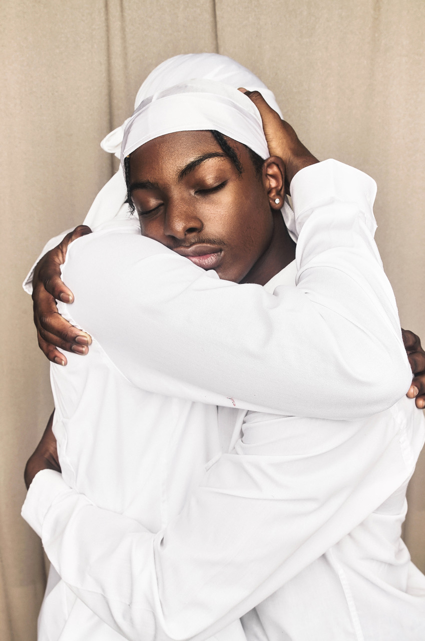     Anthony Gebrehiwot, The Power of a Hug, from the series From Boys to Men: The Road to Healing, 2020. Courtesy of the artist

