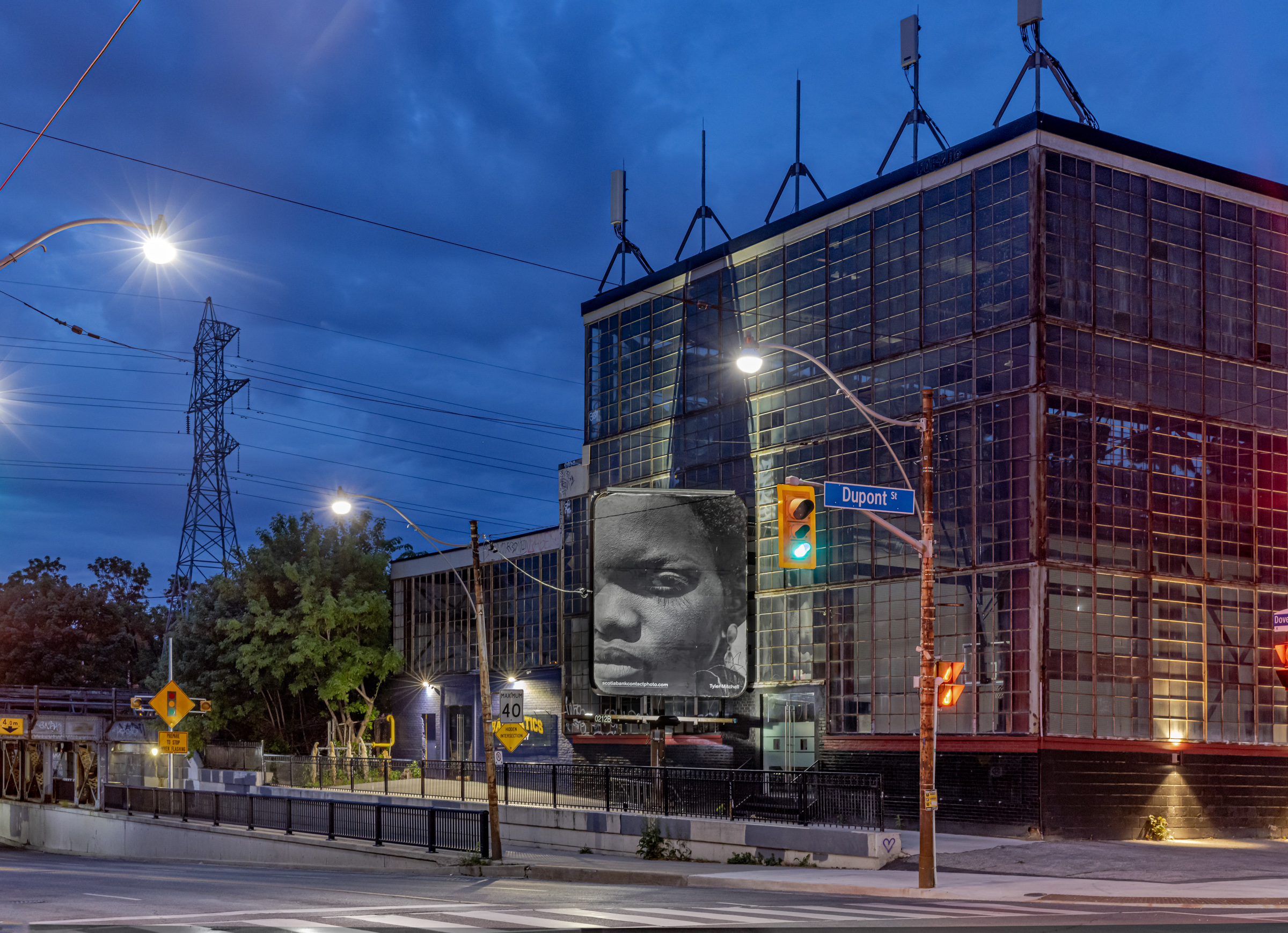     Tyler Mitchell, Cultural Turns, installation on billboards at Dovercourt Ave and Dupont St, Toronto, 2022. © Tyler Mitchell. Courtesy of the artist, Jack Shainman Gallery, New York, and CONTACT. Photo: Toni Hafkenscheid

