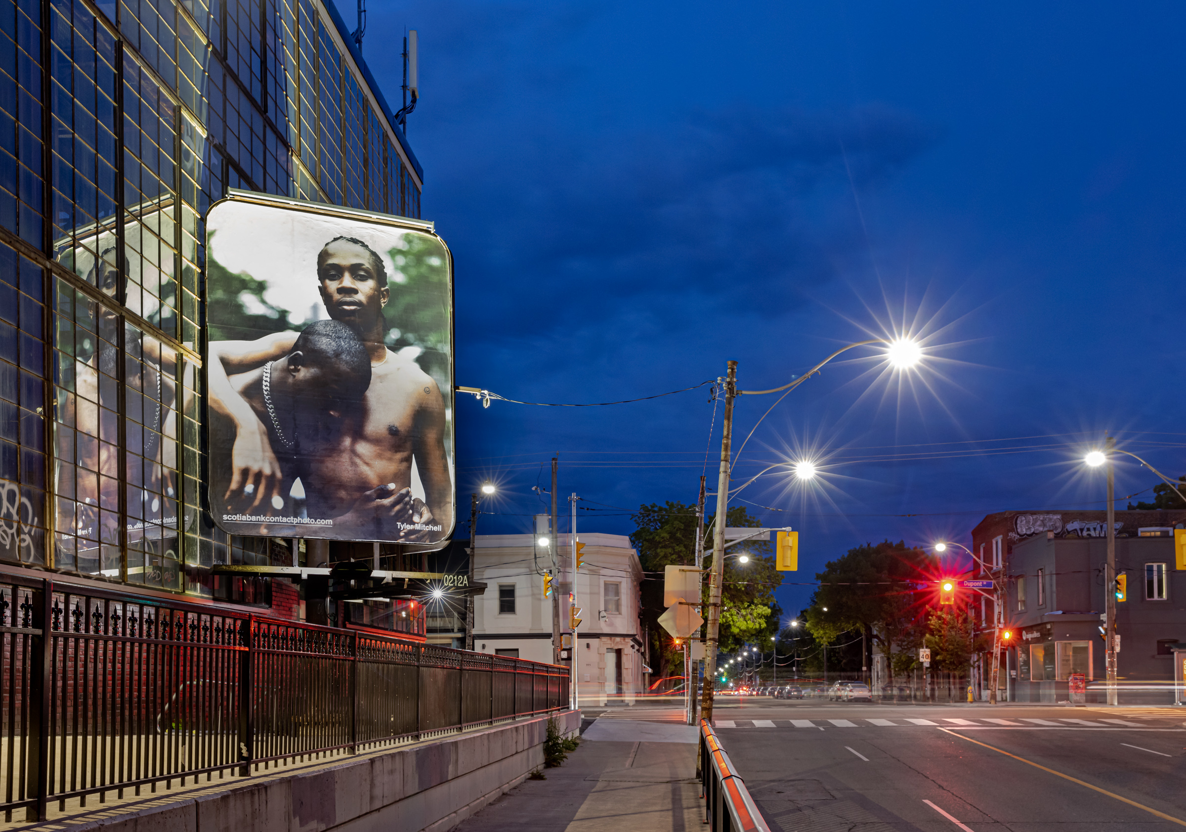     Tyler Mitchell, Cultural Turns, installation on billboards at Dovercourt Ave and Dupont St, Toronto, 2022. © Tyler Mitchell. Courtesy of the artist, Jack Shainman Gallery, New York, and CONTACT. Photo: Toni Hafkenscheid

